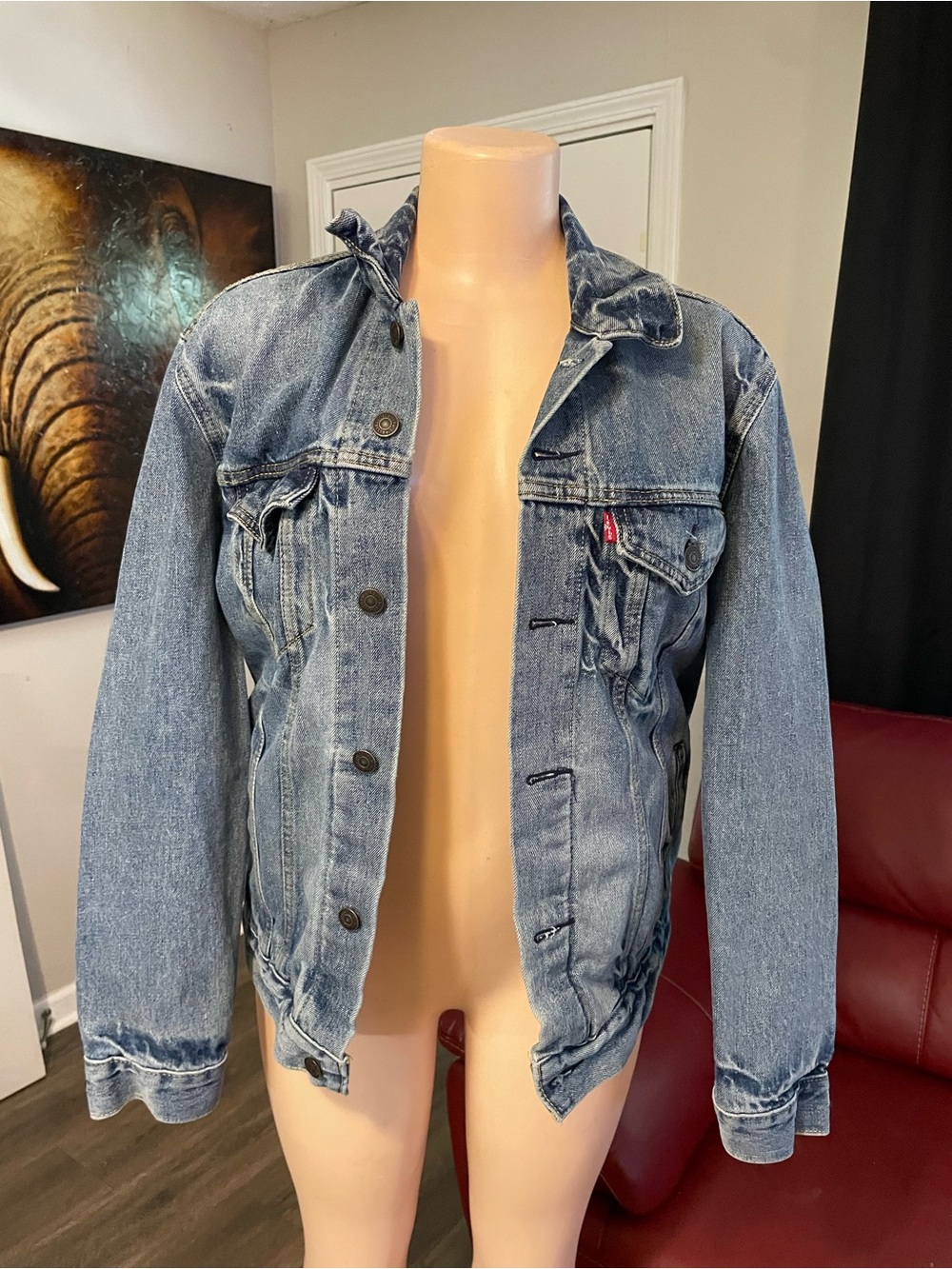 Levi’s Men denim Jean jacket iconic trucker modern Type III size Medium classic